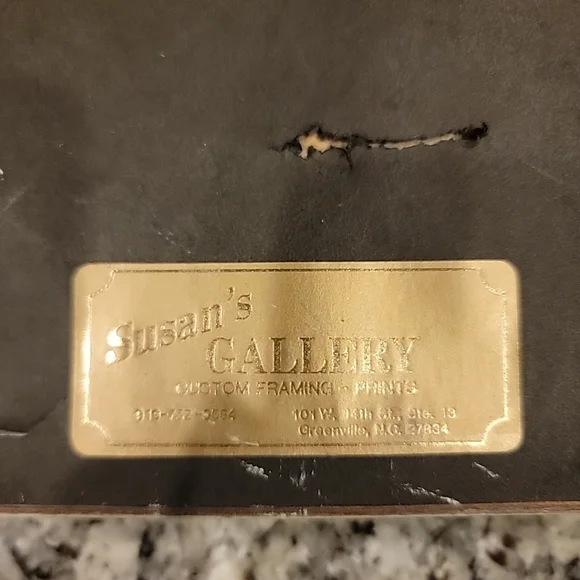 Cross Stitch Pineapple Welcome Professionally Matted And Framed - Picture 4 of 4